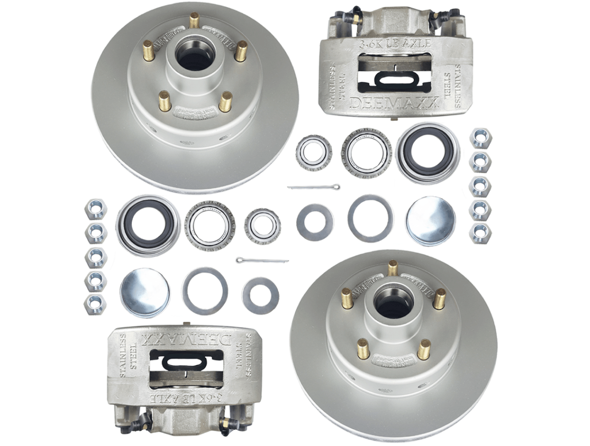 DMX D/B Hub kit + gold calps  1750KG 5X41/2 - Action Outdoors Kiwi