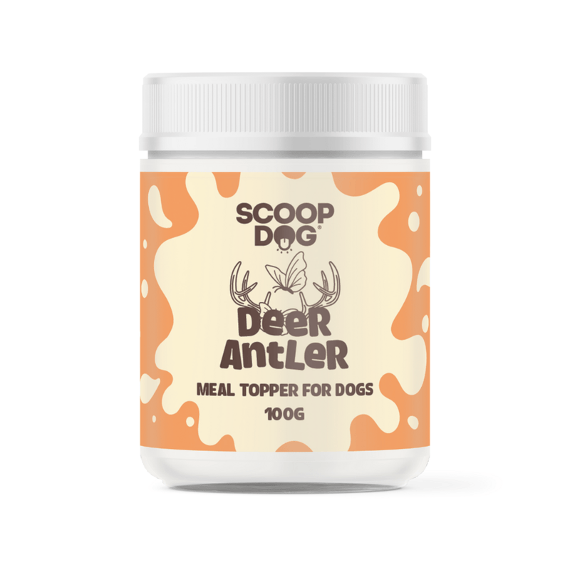 Animal Addiction Limited Dog Supplement Scoop Dog Deer Antler Meal Topper 100g Scoop Dog Deer Antler Meal Topper 100g