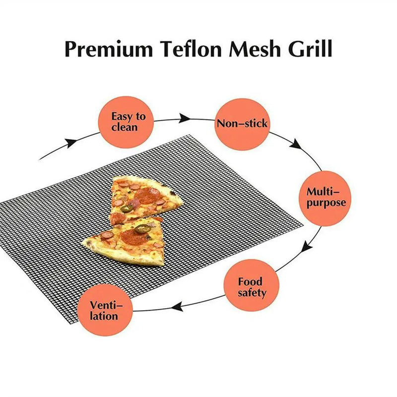 30X40cm Cooking Liner Grill Mat Non-Stick Mesh Mat Sheet Mintiml BBQ Grill by salelink.co.nz