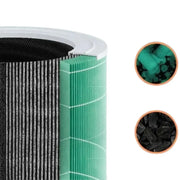 Desktop Negative Ion Air Purifier – Portable HEPA Air Cleaner & Odor Remover by Habicare