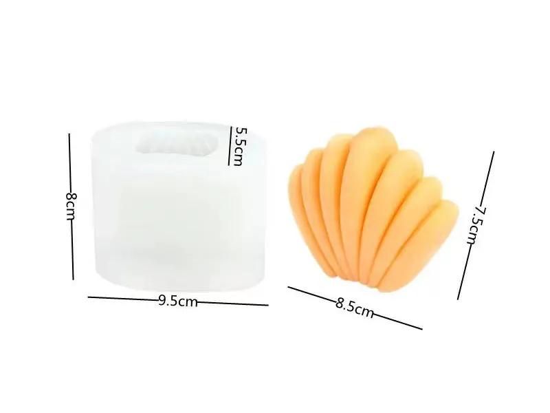 Epoxy Resin Candle Moulds - Pearl Shell by Resin Art NZ