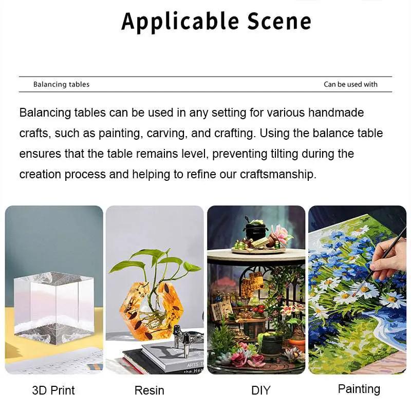 Adjustable Leveling Table Epoxy Mould Balance Table Resin Level by Resin Art NZ