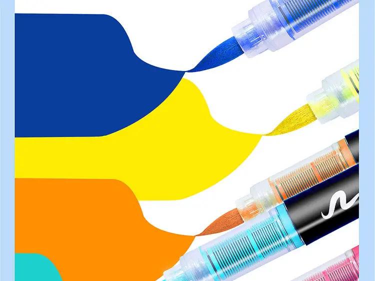 Acrylic Brush Markers Set by Resin Art NZ