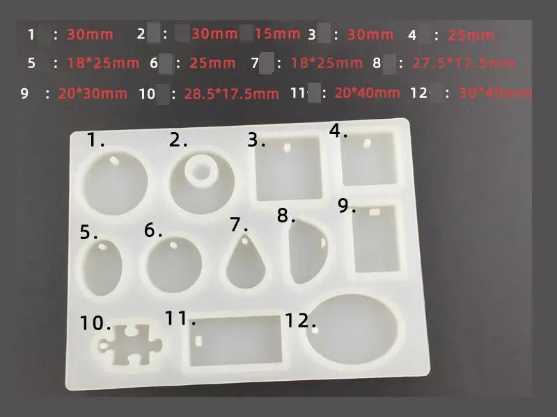 Necklace Pendant Silicone Moulds by Resin Art NZ