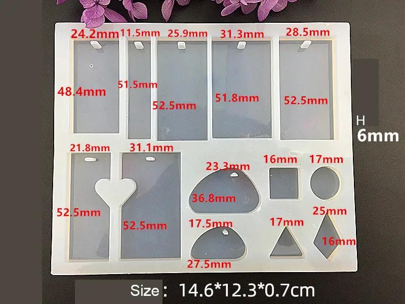 Necklace Pendant Silicone Moulds by Resin Art NZ