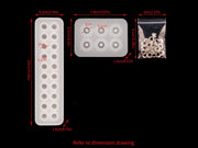 Spherical Bracelet Beads Moulds -20mm by Resin Art NZ
