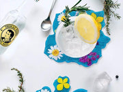 Coaster Moulds - Flowers (4pcs pack) by Resin Art NZ