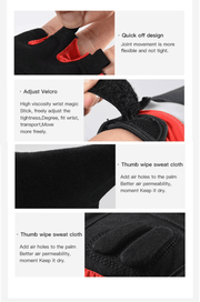 Half-Finger Cycling Gloves – Breathable Sun Protection TJ6268 by ECOTREK