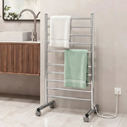 SportZone.co.nz Home & Garden > Bathroom Accessories > Towel Racks & Holders Devanti 10-Bar Freestanding Heated Towel Rail 3-5 Mins Fast Heating Electric Towel Warmer for Bathroom Winter Drying Stainless Steel Plug In 100W Devanti 10-Bar Freestanding Heated Towel Rail 3-5 Mins Fast Heating Electric Towel Warmer for Bathroom Winter Drying Stainless Steel Plug In 100W