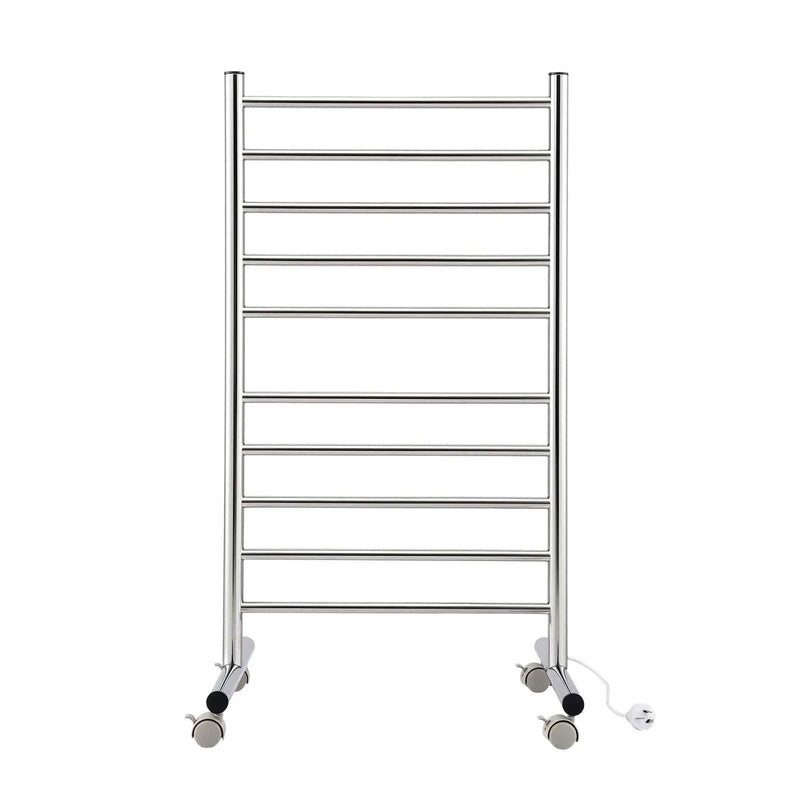 SportZone.co.nz Home & Garden > Bathroom Accessories > Towel Racks & Holders Devanti 10-Bar Freestanding Heated Towel Rail 3-5 Mins Fast Heating Electric Towel Warmer for Bathroom Winter Drying Stainless Steel Plug In 100W Devanti 10-Bar Freestanding Heated Towel Rail 3-5 Mins Fast Heating Electric Towel Warmer for Bathroom Winter Drying Stainless Steel Plug In 100W
