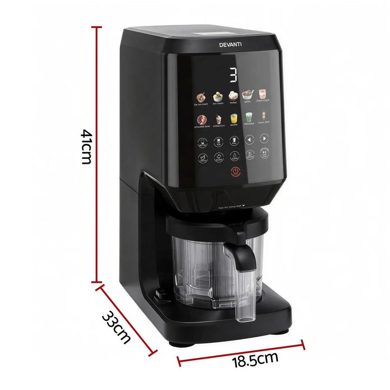 SportZone.co.nz Appliances > Kitchen Appliances > Ice Makers Devanti 10-in-1 Ice Cream Maker Slushie Machine Homemade Gelato Sorbet Smart Portion Control Custom Mix-Ins Devanti 10-in-1 Ice Cream Maker Slushie Machine Homemade Gelato Sorbet Smart Portion Control Custom Mix-Ins
