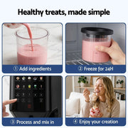 SportZone.co.nz Appliances > Kitchen Appliances > Ice Makers Devanti 10-in-1 Ice Cream Maker Slushie Machine Homemade Gelato Sorbet Smart Portion Control Custom Mix-Ins Devanti 10-in-1 Ice Cream Maker Slushie Machine Homemade Gelato Sorbet Smart Portion Control Custom Mix-Ins