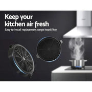 SportZone.co.nz Appliances > Kitchen Appliances > Cooking Ranges Devanti 11cm Range Hood Carbon Charcoal Filters Replacement X2 Devanti 11cm Range Hood Carbon Charcoal Filters Replacement X2