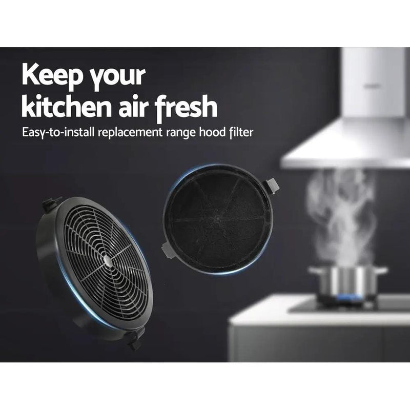 SportZone.co.nz Appliances > Kitchen Appliances > Cooking Ranges Devanti 11cm Range Hood Carbon Charcoal Filters Replacement X2 Devanti 11cm Range Hood Carbon Charcoal Filters Replacement X2