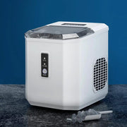 Devanti 12kg Ice Maker Machine Portable Ice Cube Tray Bar Countertop 2L Black by SportZone.co.nz