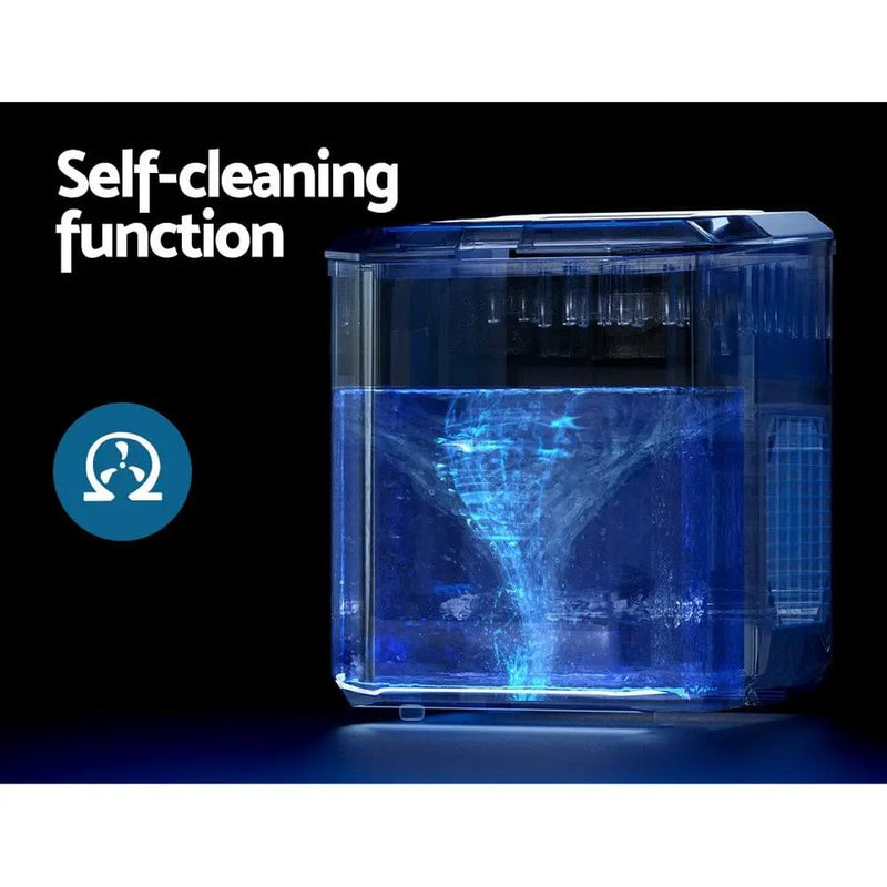 Devanti 12kg Ice Maker Machine Portable Ice Cube Tray Bar Countertop 2L Black by SportZone.co.nz
