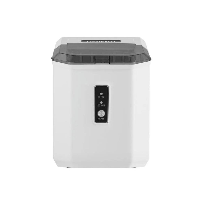 Devanti 12kg Ice Maker Machine Portable Ice Cube Tray Bar Countertop 2L Black by SportZone.co.nz
