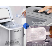 SportZone.co.nz Appliances > Kitchen Appliances > Ice Makers Devanti 12kg Ice Maker Machine Silver Devanti 12kg Ice Maker Machine Silver