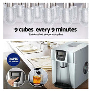 SportZone.co.nz Appliances > Kitchen Appliances Devanti 12kg Ice Maker Machine with Water Dispenser Devanti 12kg Ice Maker Machine with Water Dispenser