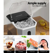 SportZone.co.nz Appliances > Kitchen Appliances Devanti 12kg Ice Maker Machine w/Scoop Holder Silver Devanti 12kg Ice Maker Machine w/Scoop Holder Silver
