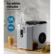 SportZone.co.nz Appliances > Kitchen Appliances Devanti 12kg Ice Maker Machine w/Scoop Holder Silver Devanti 12kg Ice Maker Machine w/Scoop Holder Silver