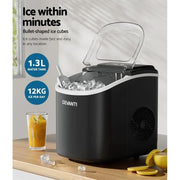 SportZone.co.nz Appliances > Kitchen Appliances > Ice Makers Devanti 12kg Ice Maker Machine w/Self Cleaning Black Devanti 12kg Ice Maker Machine w/Self Cleaning Black