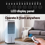 SportZone.co.nz Appliances > Air Conditioners > Evaporative Coolers Devanti 12L Evaporative Air Cooler Conditioner Devanti 12L Evaporative Air Cooler Conditioner