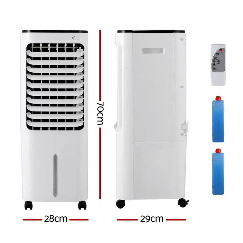 SportZone.co.nz Appliances > Air Conditioners > Evaporative Coolers Devanti 12L Evaporative Air Cooler Conditioner Devanti 12L Evaporative Air Cooler Conditioner