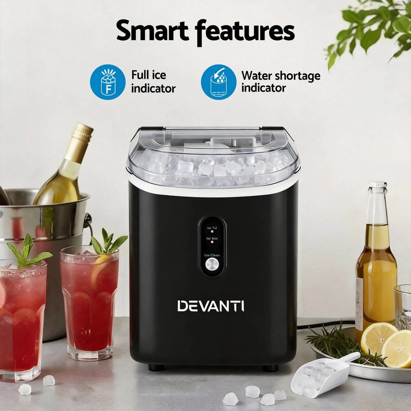 SportZone.co.nz Appliances > Kitchen Appliances Devanti 15kg Nugget Ice Maker Machine Devanti 15kg Nugget Ice Maker Machine