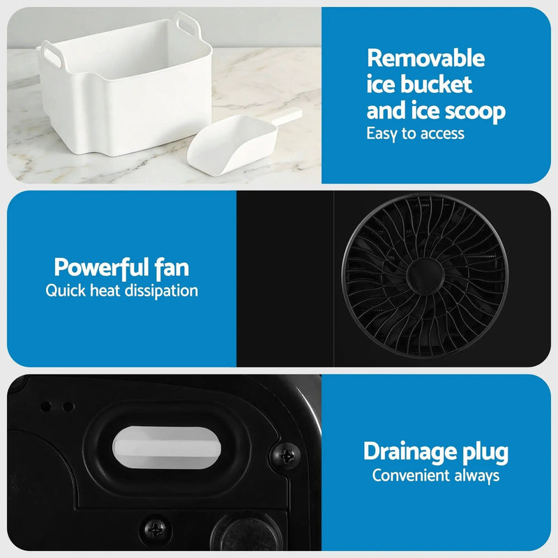 SportZone.co.nz Appliances > Kitchen Appliances Devanti 15kg Nugget Ice Maker Machine Devanti 15kg Nugget Ice Maker Machine