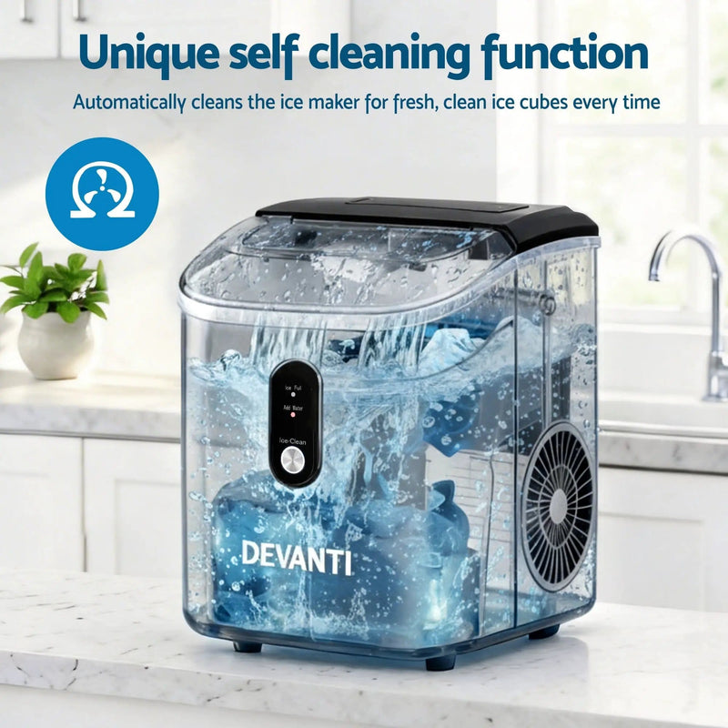 SportZone.co.nz Appliances > Kitchen Appliances Devanti 15kg Nugget Ice Maker Machine Devanti 15kg Nugget Ice Maker Machine