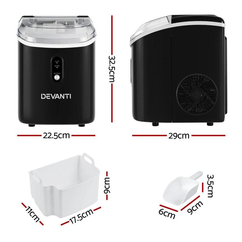 SportZone.co.nz Appliances > Kitchen Appliances Devanti 15kg Nugget Ice Maker Machine Devanti 15kg Nugget Ice Maker Machine