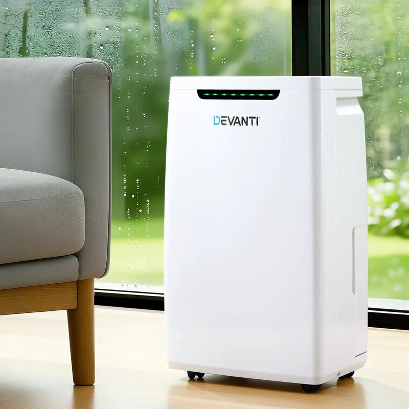 SportZone.co.nz Appliances > Aroma Diffusers & Humidifiers > Dehumidifiers Devanti 16L Dehumidifier Portable Air Dryer Moisture Absorber 5.5L Water Tank Home Devanti 16L Dehumidifier Portable Air Dryer Moisture Absorber 5.5L Water Tank Home