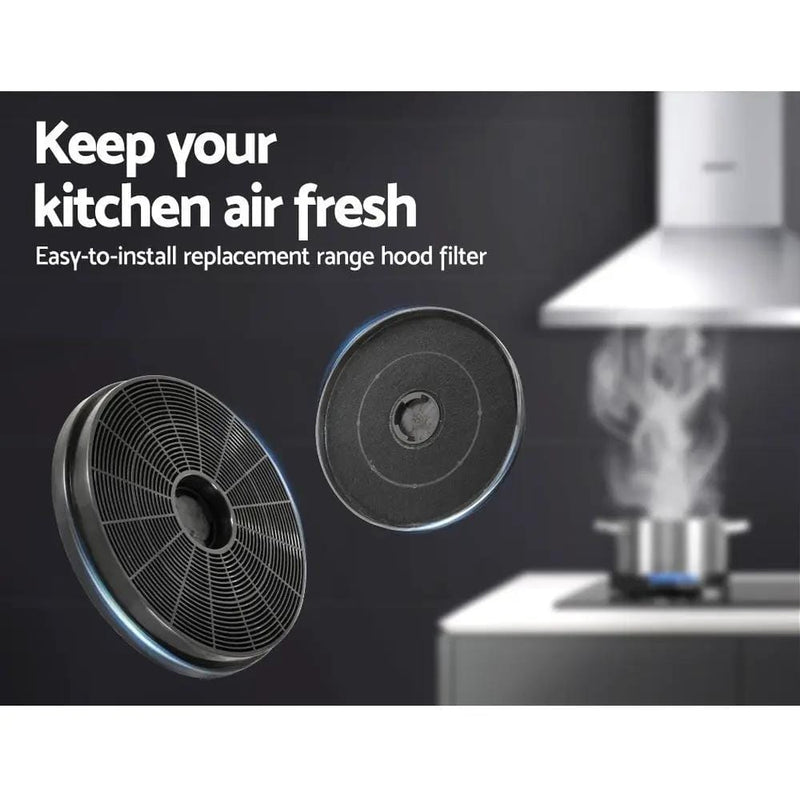 SportZone.co.nz Appliances > Kitchen Appliances > Cooking Ranges Devanti 17cm Range Hood Carbon Charcoal Filters Replacement X2 Devanti 17cm Range Hood Carbon Charcoal Filters Replacement X2