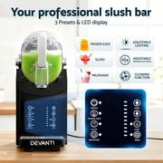 SportZone.co.nz Appliances > Kitchen Appliances > Ice Makers Devanti 1.8L Slushie Machine Maker Frozen Smoothies Milkshakes Black Devanti 1.8L Slushie Machine Maker Frozen Smoothies Milkshakes Black