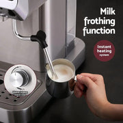 Devanti 20 Bar Coffee Machine Espresso Cafe Maker by SportZone.co.nz