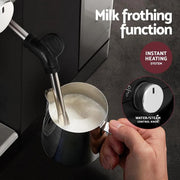 SportZone.co.nz Appliances > Kitchen Appliances Devanti 20 Bar Coffee Machine Espresso Cafe Maker Black Devanti 20 Bar Coffee Machine Espresso Cafe Maker Black