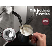 SportZone.co.nz Appliances > Kitchen Appliances Devanti 20-Bar Espresso Cafe Maker- Crafted for Barista-Quality Coffee Devanti 20-Bar Espresso Cafe Maker- Crafted for Barista-Quality Coffee