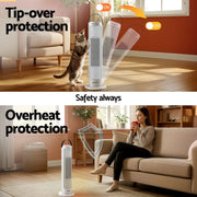 SportZone.co.nz Appliances > Heaters > Electric Heaters Devanti 2000W Ceramic Tower Heater Space Heaters Oscillating Indoor White Devanti 2000W Ceramic Tower Heater Space Heaters Oscillating Indoor White