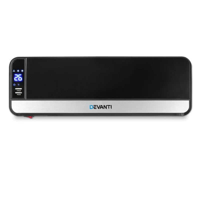 SportZone.co.nz Appliances > Heaters Devanti 2000W Wall Mounted Panel Heater - Black Devanti 2000W Wall Mounted Panel Heater - Black