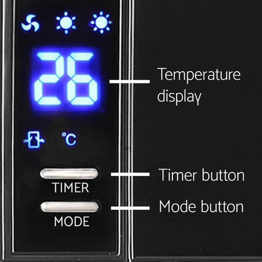SportZone.co.nz Appliances > Heaters Devanti 2000W Wall Mounted Panel Heater - Black Devanti 2000W Wall Mounted Panel Heater - Black