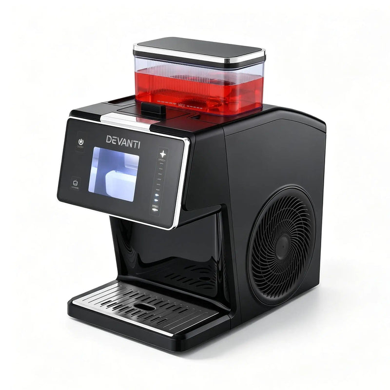 SportZone.co.nz Appliances > Kitchen Appliances > Ice Makers Devanti 20kg/24hr Ice Maker Snowflake Bingsu Shaved Ice Slushie Maker Black Devanti 20kg/24hr Ice Maker Snowflake Bingsu Shaved Ice Slushie Maker Black