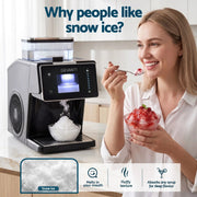SportZone.co.nz Appliances > Kitchen Appliances > Ice Makers Devanti 20kg/24hr Ice Maker Snowflake Bingsu Shaved Ice Slushie Maker Black Devanti 20kg/24hr Ice Maker Snowflake Bingsu Shaved Ice Slushie Maker Black
