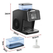 SportZone.co.nz Appliances > Kitchen Appliances > Ice Makers Devanti 20kg/24hr Ice Maker Snowflake Bingsu Shaved Ice Slushie Maker Black Devanti 20kg/24hr Ice Maker Snowflake Bingsu Shaved Ice Slushie Maker Black