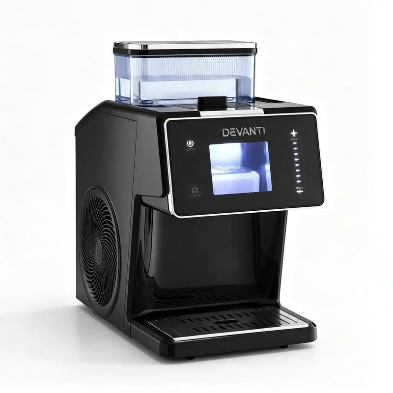 SportZone.co.nz Appliances > Kitchen Appliances > Ice Makers Devanti 20kg/24hr Ice Maker Snowflake Bingsu Shaved Ice Slushie Maker Black Devanti 20kg/24hr Ice Maker Snowflake Bingsu Shaved Ice Slushie Maker Black