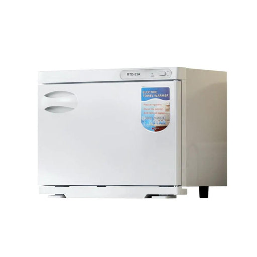 Devanti 23L Towel Warmer UV Sterilizer Heater Cabinet Beauty SPA Salon White by SportZone.co.nz