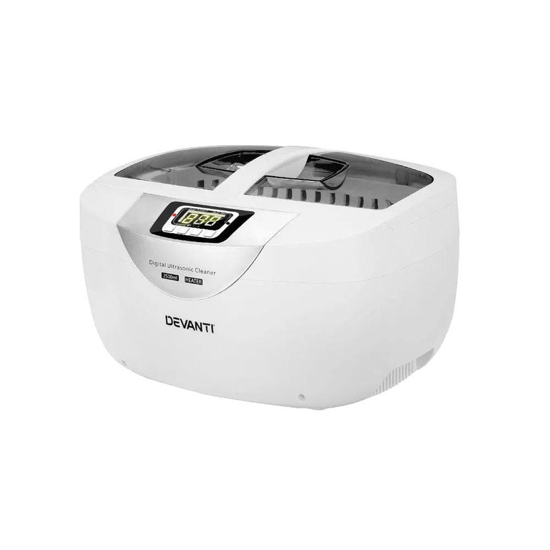 SportZone.co.nz Appliances > Appliances Others Devanti 2500ml Ultrasonic Cleaner Heater Jewellery Glasses Cleaning Machine 70W Devanti 2500ml Ultrasonic Cleaner Heater Jewellery Glasses Cleaning Machine 70W