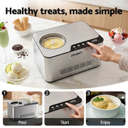 SportZone.co.nz Appliances > Kitchen Appliances > Ice Makers Devanti 2L 2-in-1 Ice Cream & Yogurt Maker Machine No Pre-Freezing Homemade Gelato Sorbet Devanti 2L 2-in-1 Ice Cream & Yogurt Maker Machine No Pre-Freezing Homemade Gelato Sorbet