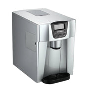 Devanti 2L Portable Ice Cuber Maker & Water Dispenser - Silver by SportZone.co.nz