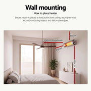 SportZone.co.nz Appliances > Heaters > Patio Heaters Devanti 2 Pack Infrared Electric Radiant Patio Heaters 2000W Devanti 2 Pack Infrared Patio Heaters 2000W